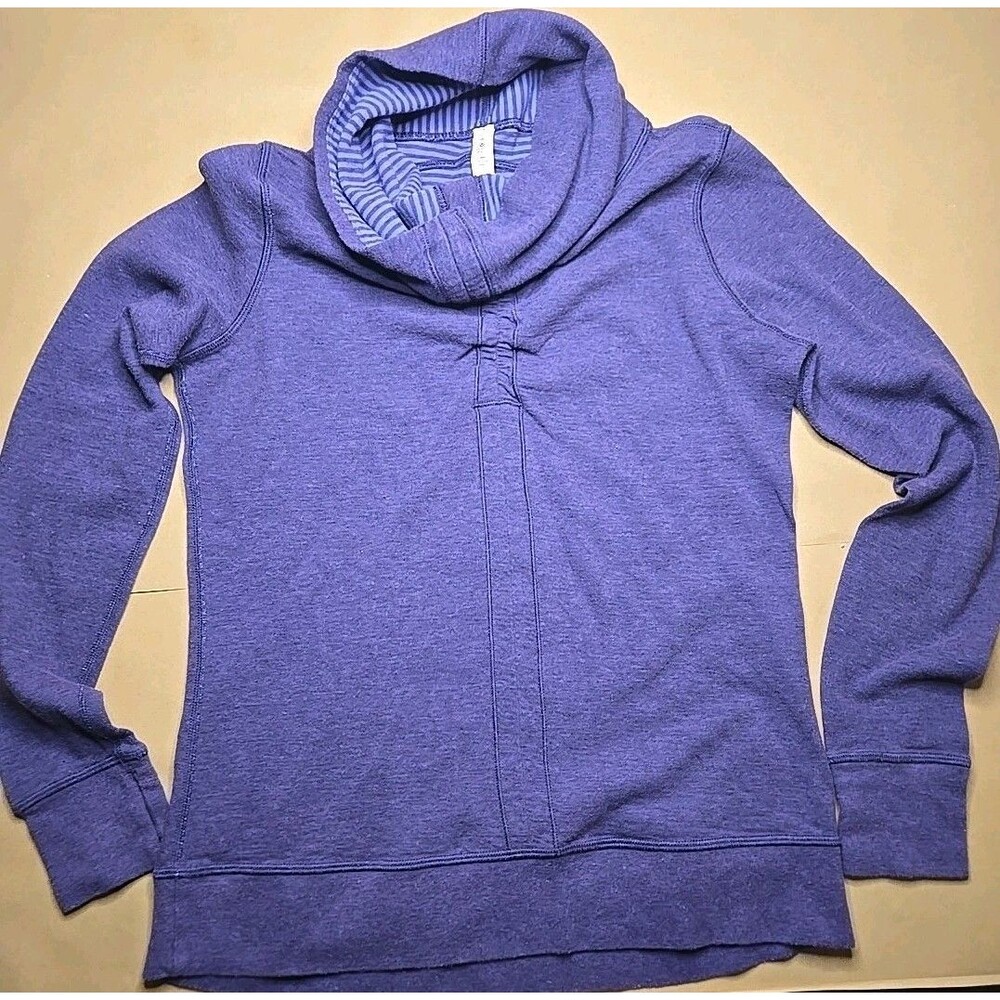 Lululemon Womens Turtleneck Long Sleeve Pullover Sweater Purple Size 6